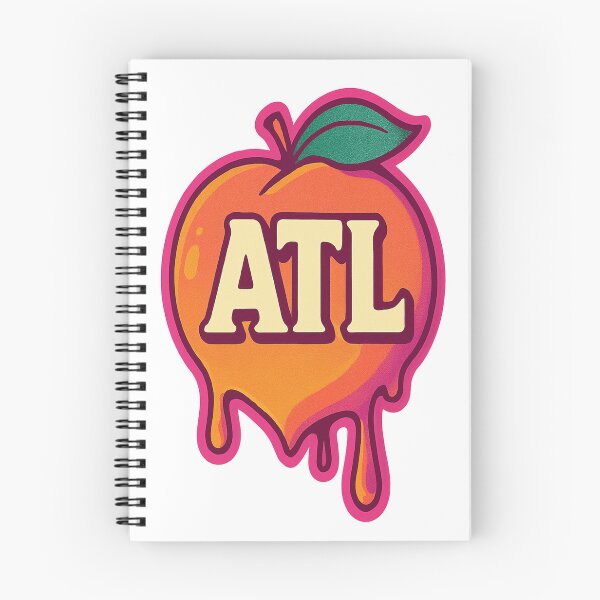 Item preview, ATL Drip Peach: Atlanta Streetwear Minimalist Design designed and sold by POD DYNASTY | Original Print On Demand T-Shirt Graphics.