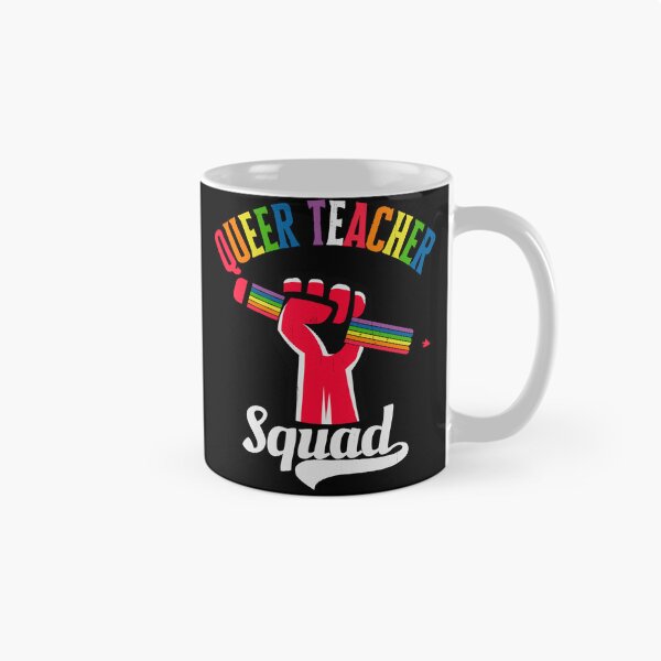 Item preview, Queer Teacher Squad LGBTQ+ Pride Tee For Educators T-Shirt designed and sold by boundlessly2art.