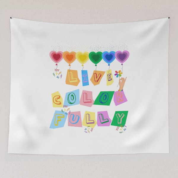 Item preview, Live Colorfully with Rainbow Color Balloons designed and sold by ZerotwoStudio.