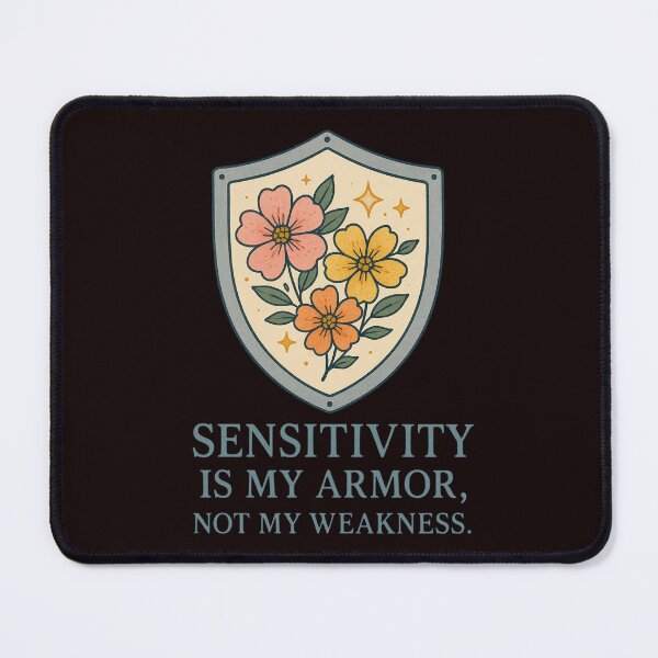 Item preview, Sensitivity is my armor, not my weakness designed and sold by FrameFlow.