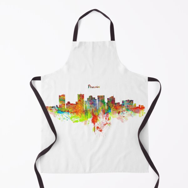 Item preview, Vibrant Phoenix Skyline – Watercolor Vibes designed and sold by caracatita75.
