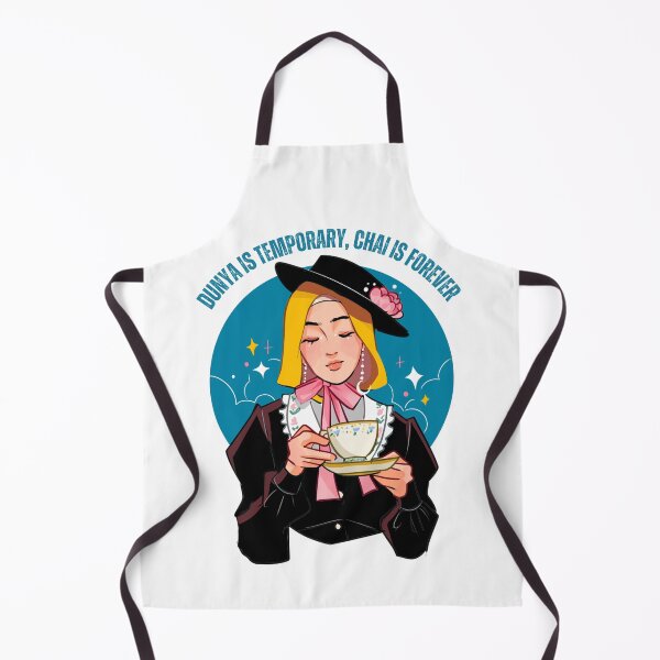 Item preview, Dunya Is Temporary Chai Is Forever | Cozy Muslimah Tea Art designed and sold by Sabr and Chai.