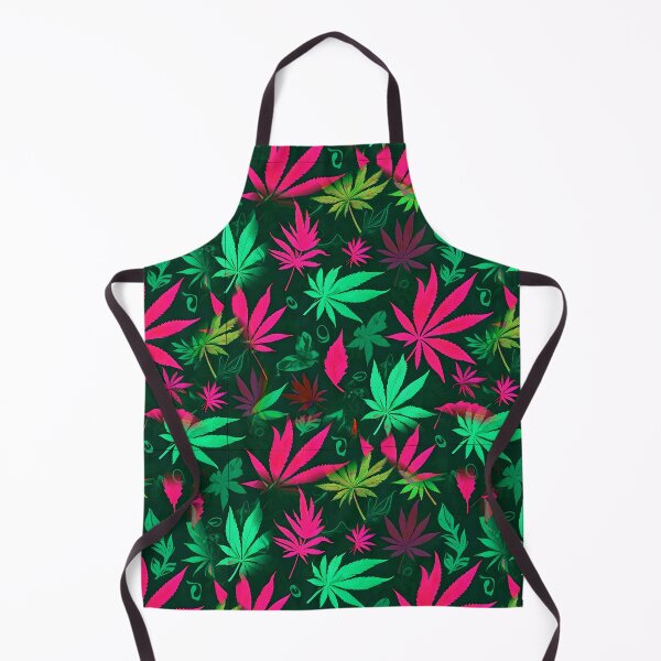 Item preview, Cannabis Pattern Teal Magenta Leaf Vibes designed and sold by MindWave THC.
