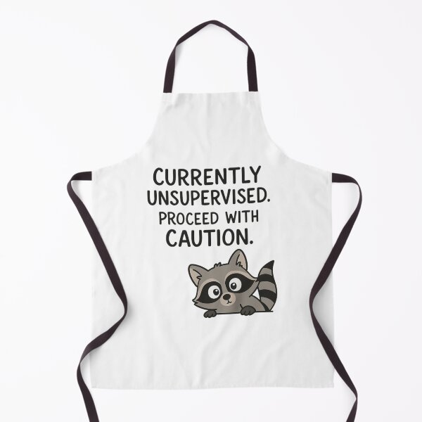 Item preview, Currently Unsupervised Funny Raccoon Humor Chaotic Energy designed and sold by BunBuntheDog-.