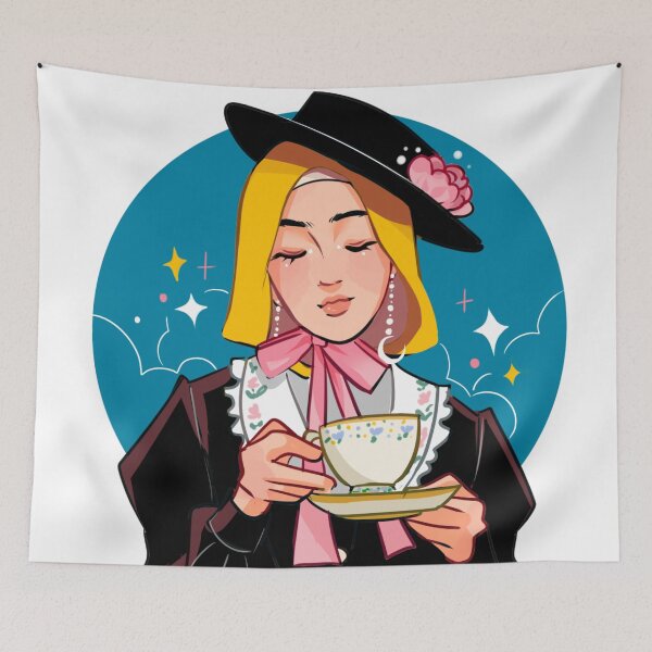 Item preview, Dunya Is Temporary Chai Is Forever | Cozy Muslimah Tea Art Only designed and sold by Sabr and Chai.
