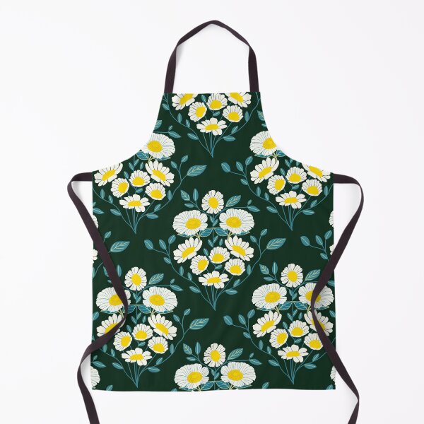 Item preview, Floral pattern of daisies and leaf ornament designed and sold by lilliblomma.