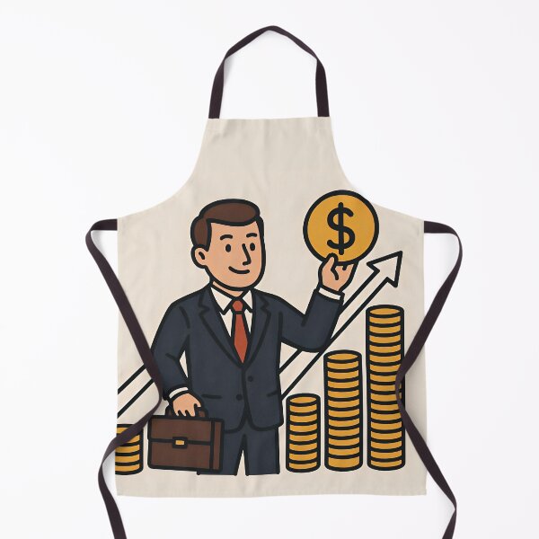 Item preview, Businessman Achieving Financial Success and Growth designed and sold by Amr Siam.