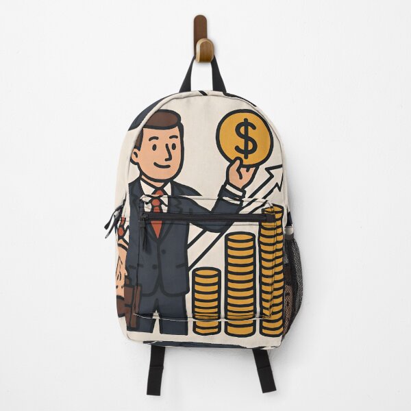 Item preview, Businessman Achieving Financial Success and Growth designed and sold by Amr Siam.