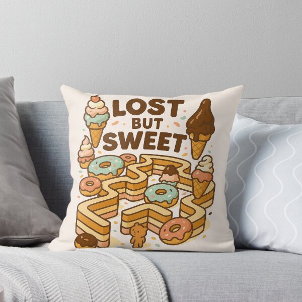 Item preview, Lost But Sweet Cute Dessert Maze Design designed and sold by Patternicity.