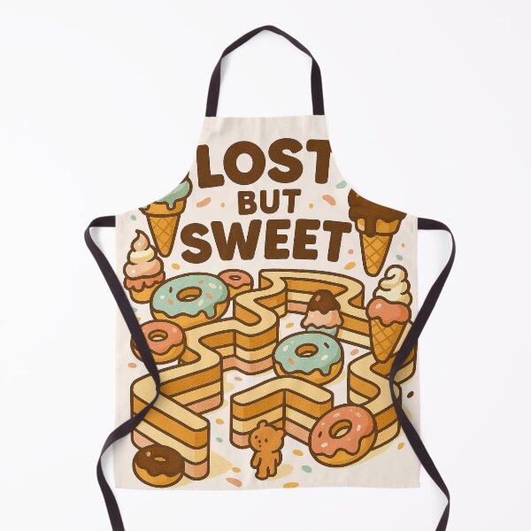 Item preview, Lost But Sweet Cute Dessert Maze Design designed and sold by Patternicity.