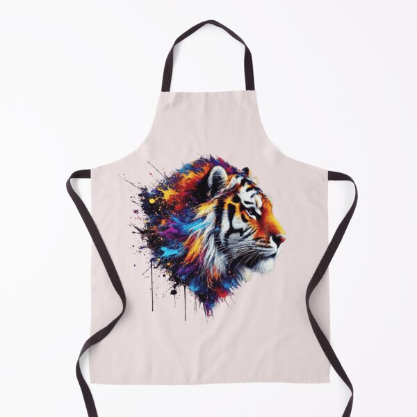 Item preview, Majestic Splash Tiger – Vibrant Abstract Watercolor Feline Art designed and sold by MoodCircuit.