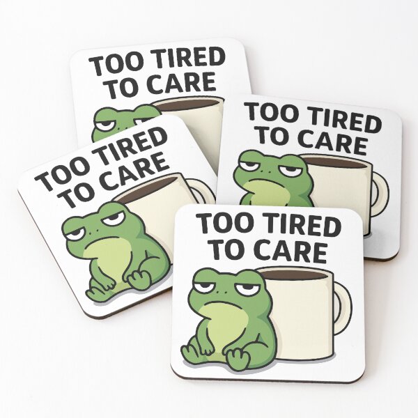 Item preview, Too Tired Frog designed and sold by UEAshop.