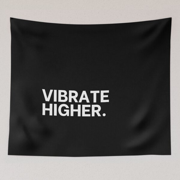 Item preview, Vibrate Higher Manifestation Energy Quote designed and sold by ClassicAF.