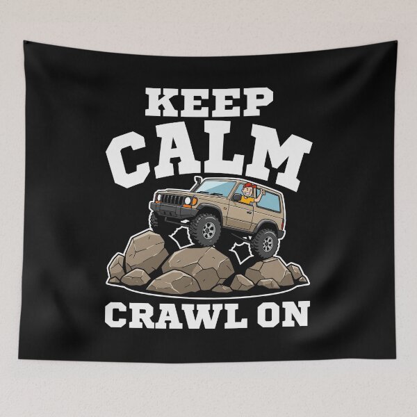 Item preview, KEEP CALM AND CRAWL ON - OFF ROAD GIFT designed and sold by KEF Custom.