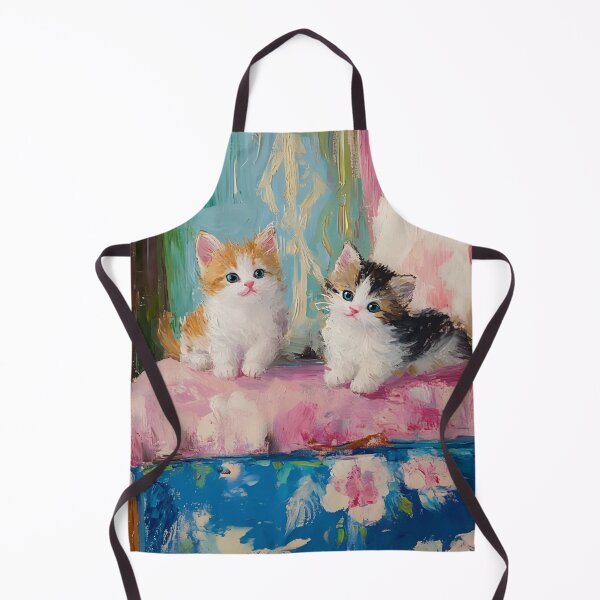 Artikelvorschau, Grandmillennial-Kunst, Wer hat Miau gesagt, Kätzchenmalerei entworfen und verkauft von SophieClimaArt.