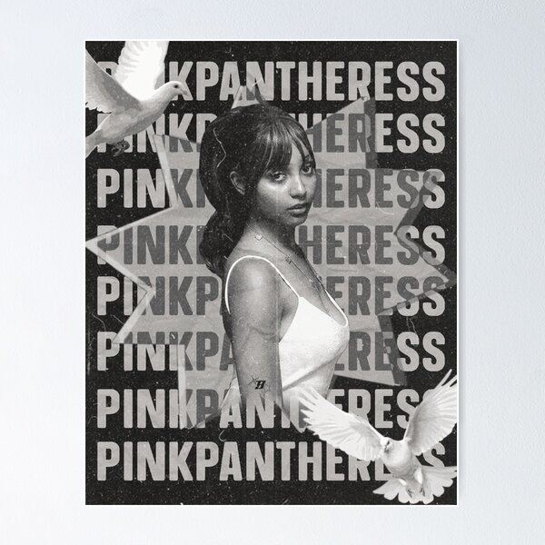 Item preview, PinkPantheress Doves Black and white designed and sold by xBLACKSTAR.