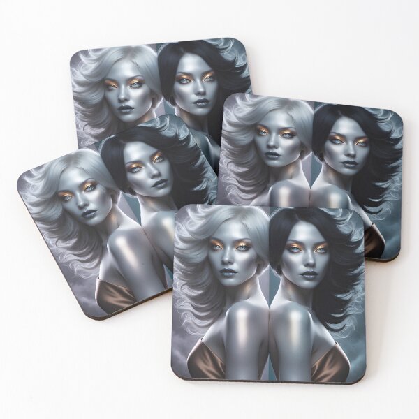 Item preview, Doppelganger Gemini – Mythical Creatures Zodiac Art | LaLi Designs designed and sold by LaLi-Designs.