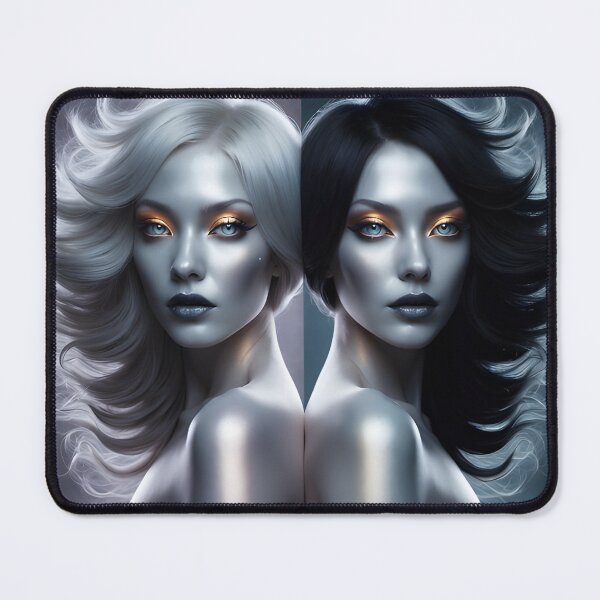 Item preview, Doppelganger Gemini – Mythical Creatures Zodiac Art | LaLi Designs designed and sold by LaLi-Designs.