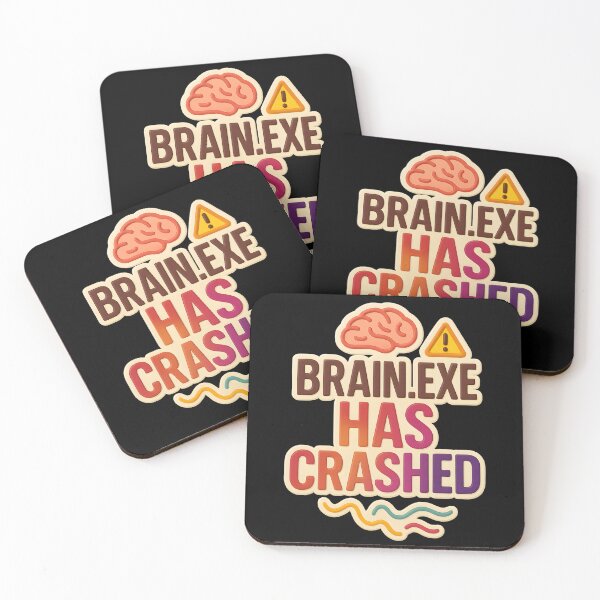 Item preview, Brain.exe Has Crashed designed and sold by ArtSpresso.