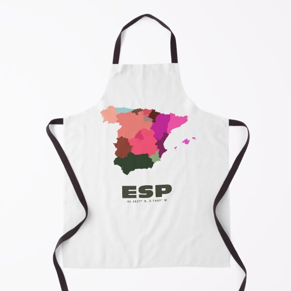 Item preview, Colorful Spain Map - Modern Minimalist Spain Art designed and sold by CartoPrints.