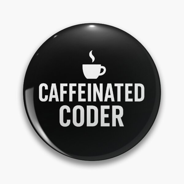 Artikelvorschau, Koffeinierter Coder - Lustiges Kaffeetassen-Design entworfen und verkauft von PrintF-Coffee.
