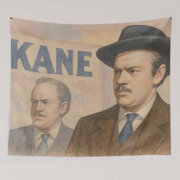 Item preview, Orson Welles, Citizen Kane, film  designed and sold by Mauswohn.