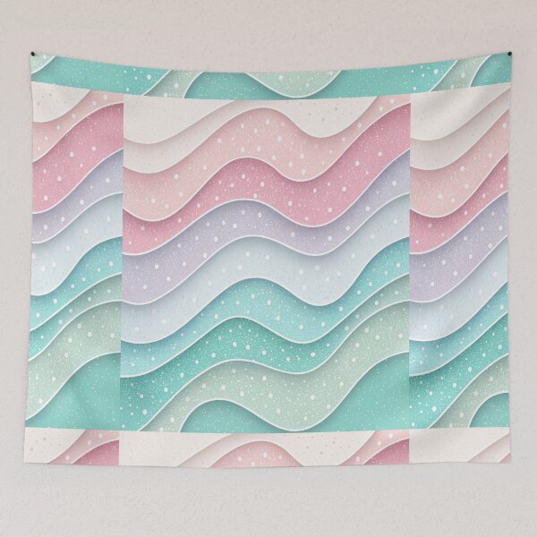 Item preview, Soft Pastel Wavy Layers designed and sold by SignumShop.