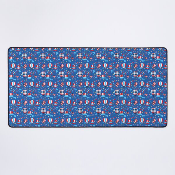 Item preview, Hot Air Balloon Patriotic 4th of July Independence Day Seamless pattern designed and sold by Sunnyneststudio.