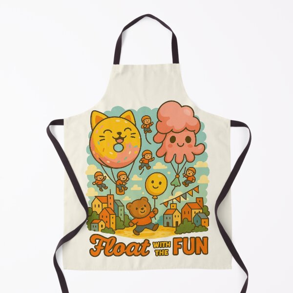 Item preview, Float with the Fun Cute Balloon Adventure designed and sold by Patternicity.