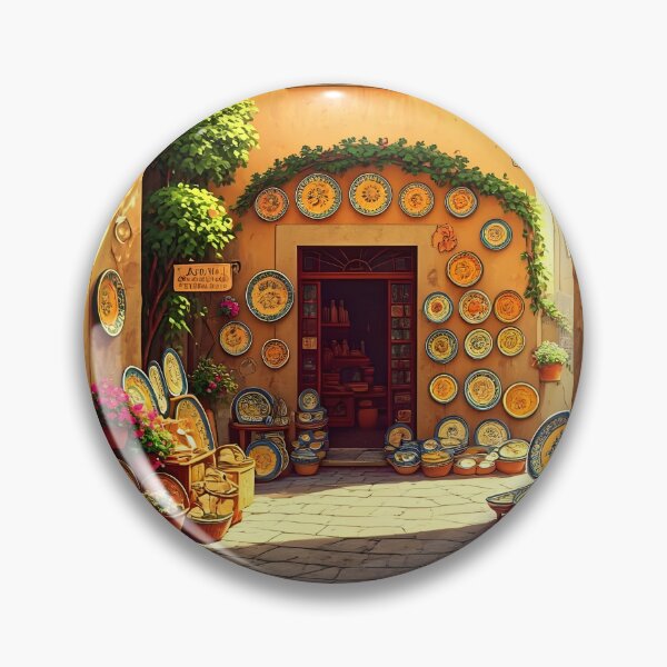 Item preview, Ravello, Italy: Colorful Tourist Shopfront designed and sold by LSVart.