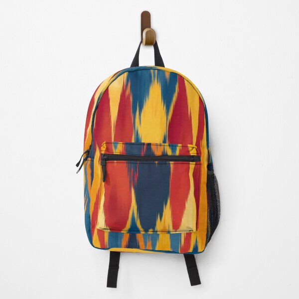 Item preview, Bold Handwoven Ikat Seamless Pattern - Sunset Palette and Ethnic Vibes designed and sold by Mondee Shop.