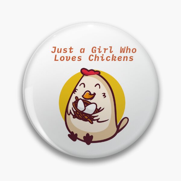 Item preview, just a girl who loves chickens designed and sold by Aube11.