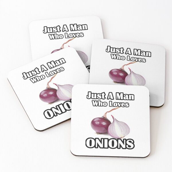 Item preview, Just A Man Who Loves Onions designed and sold by Beluga Cat.