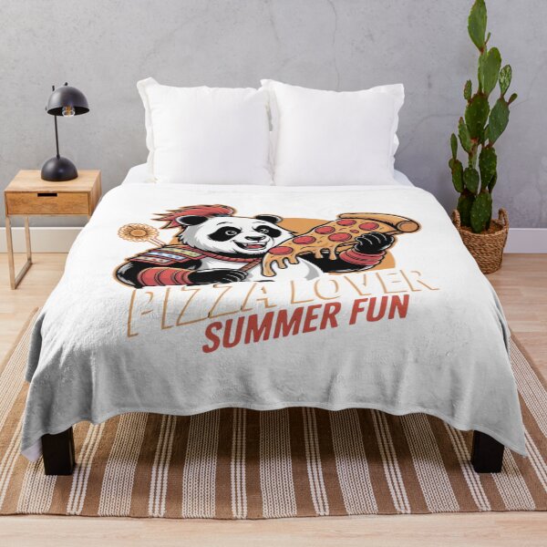 Item preview, Retro Pizza eater Panda-warrior Panda designed and sold by ARTReMi.