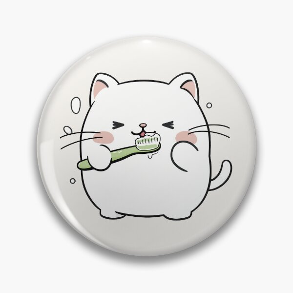 Item preview, Cute Toothbrush Cat designed and sold by Toriu.