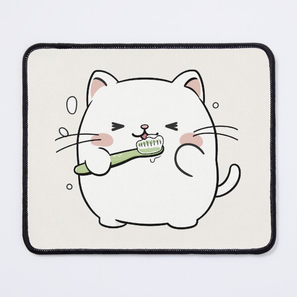 Item preview, Cute Toothbrush Cat designed and sold by Toriu.