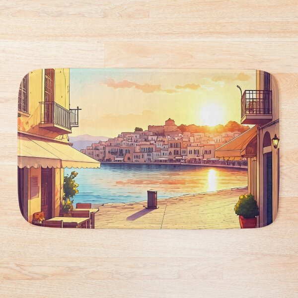 Item preview, Rethymno Old Town, Crete: Golden Hour Splendor designed and sold by LSVart.