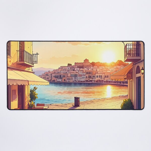 Item preview, Rethymno Old Town, Crete: Golden Hour Splendor designed and sold by LSVart.