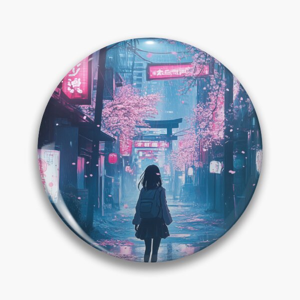 Item preview, Copie de Copie de Copie de Cute Tokyo Streets City in Ruins Pastel Apocalypse  designed and sold by Adorarts.
