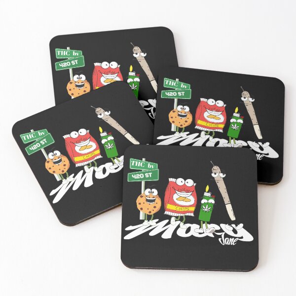 Item preview,  Funny Stoner Mary Jane Weed Munchies Cartoon Graphic designed and sold by Glmart.