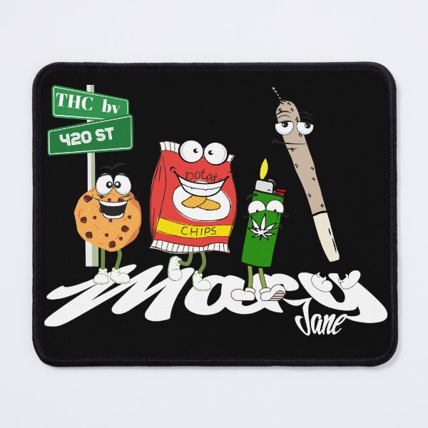 Item preview, Funny Stoner Mary Jane Weed Munchies Cartoon Graphic designed and sold by Glmart.