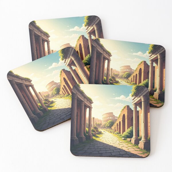 Item preview, Roman Forum: Summer’s Golden Glow on Ancient Ruins designed and sold by LSVart.