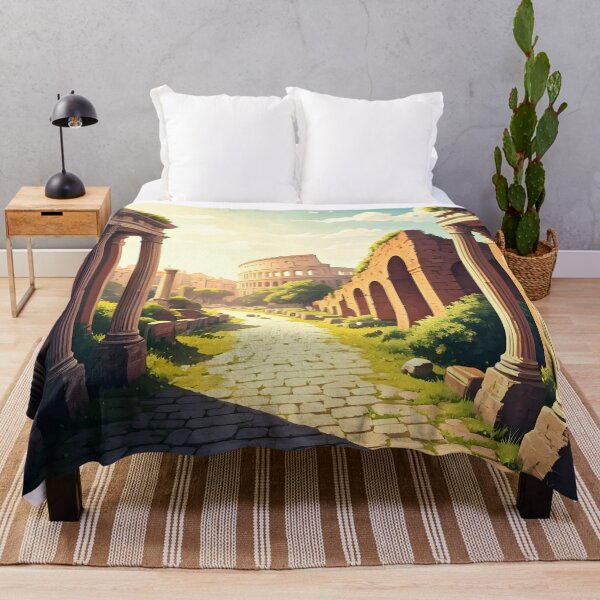 Item preview, Roman Forum: Summer’s Golden Glow on Ancient Ruins designed and sold by LSVart.