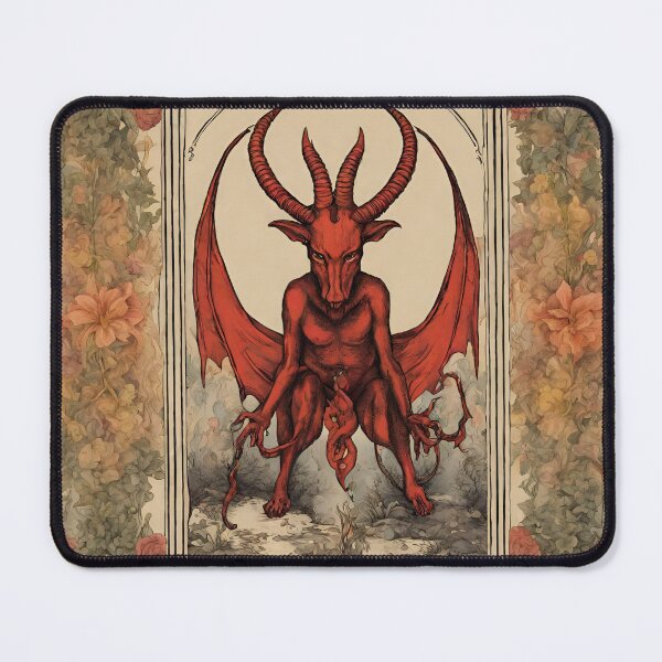 Item preview, Tarot Inspired Devil illustration designed and sold by YoungbearCo.