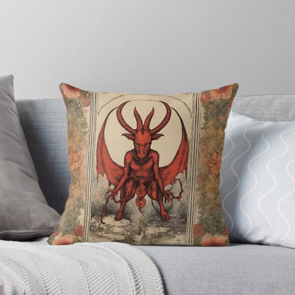 Item preview, Tarot Inspired Devil illustration designed and sold by YoungbearCo.
