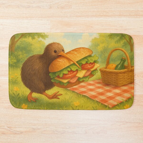 Item preview, The Great Kiwi Picnic Heist designed and sold by Mjonkey.
