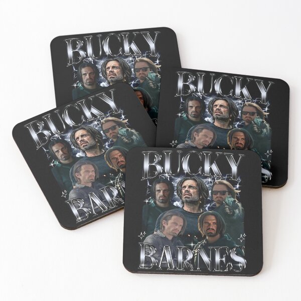 Item preview, Bucky Barnes Thunderbolts Sebastian Stan Winter Soldier Avengers Superhero Captain America Movies Poster designed and sold by HaloHop.