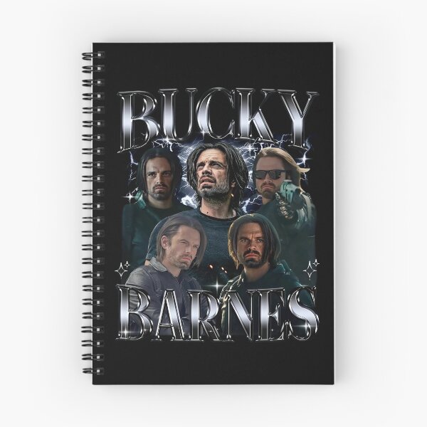 Item preview, Bucky Barnes Thunderbolts Sebastian Stan Winter Soldier Avengers Superhero Captain America Movies Poster designed and sold by HaloHop.