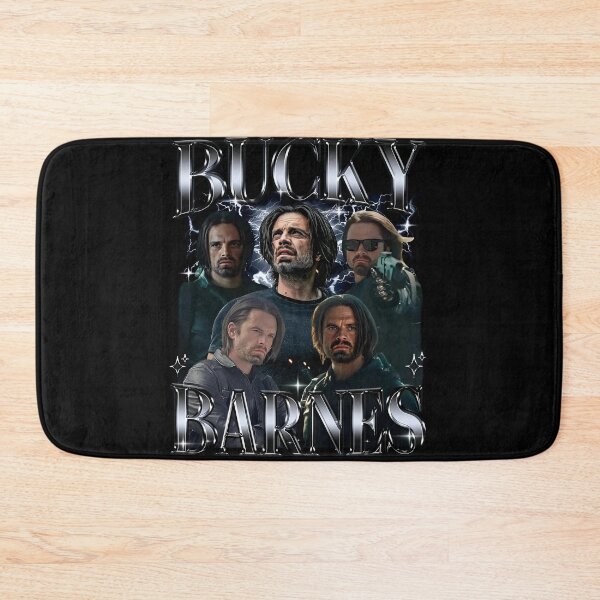 Item preview, Bucky Barnes Thunderbolts Sebastian Stan Winter Soldier Avengers Superhero Captain America Movies Poster designed and sold by HaloHop.