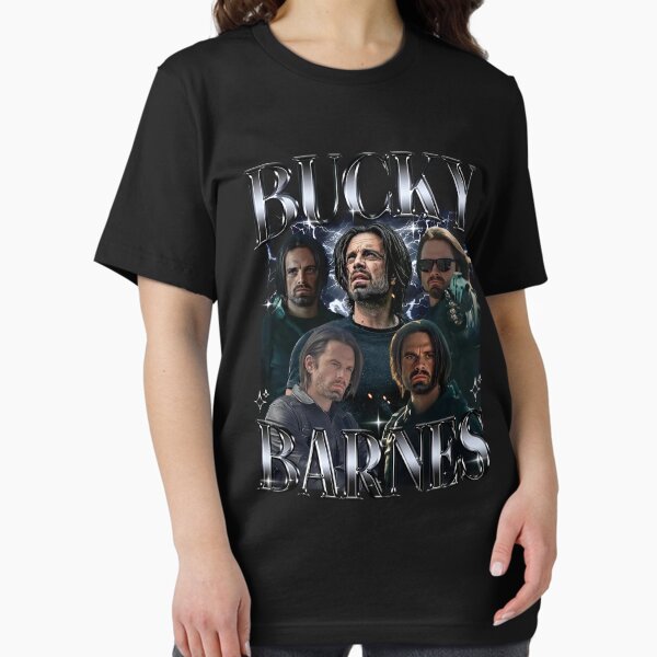 Item preview, Bucky Barnes Thunderbolts Sebastian Stan Winter Soldier Avengers Superhero Captain America Movies Poster designed and sold by HaloHop.